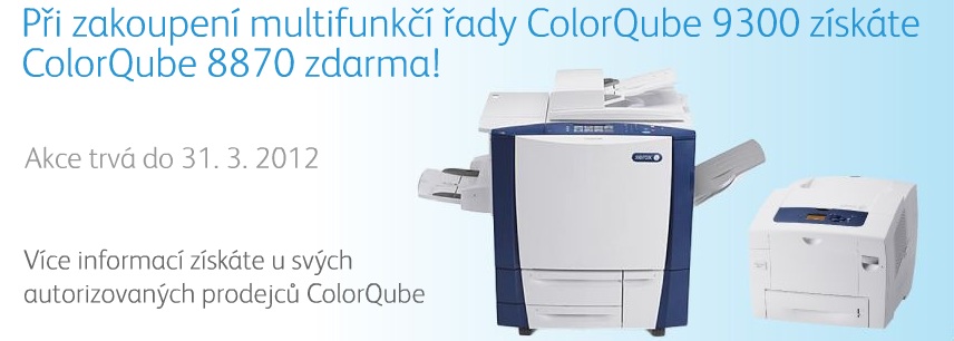 ColorQube 9300 - Akce.