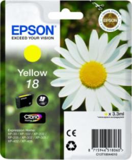 Epson žlutý (yellow) inkoust, T180440 Epson žlutý (yellow) inkoust, T180440