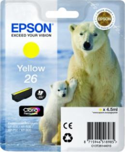 Epson žlutý (yellow) inkoust, T261440 Epson žlutý (yellow) inkoust, T261440