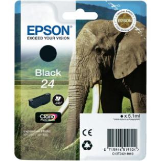 Epson černý (black) inkoust, T242140 Epson černý (black) inkoust, T242140