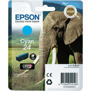 Epson azurový (cyan) inkoust, T242240 Epson azurový (cyan) inkoust, T242240