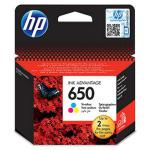 HP barevný (color) inkoust, No.650, CZ102A