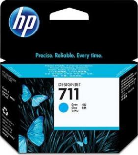 HP azurový (cyan) inkoust, No.711, CZ130A HP azurový (cyan) inkoust, No.711, CZ130A