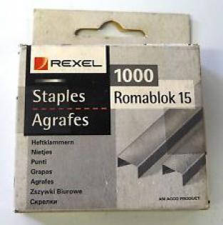 Sponky Rexel Romablok 15, 1000ks