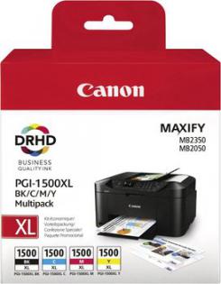 Canon sada inkoustů (CMYK), PGI-1500XLBCMY Canon sada inkoustů (CMYK), PGI-1500XLBCMY