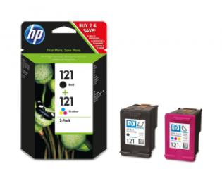 HP sada inkoustů (CMYK), No.121, CN637H HP sada inkoustů (CMYK), No.121, CN637H