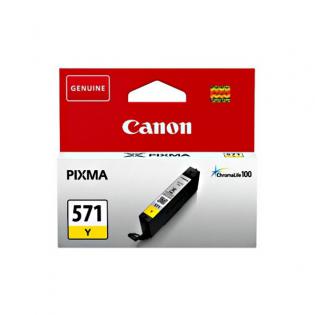 Canon žlutý (yellow) inkoust, CLI-571Y, No.571 Canon žlutý (yellow) inkoust, CLI-571Y, No.571