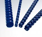 Plastové hřbety 6 mm, modré, 100ks v balení