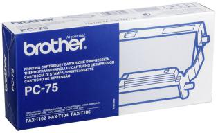 Brother print cartridge (ink folie + kazeta), PC-75 Brother print cartridge (ink folie + kazeta), PC-75