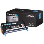 Lexmark azurový (cyan) toner, X560H2CG