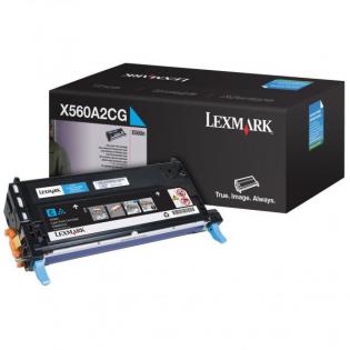 Lexmark azurový (cyan) toner, X560A2CG