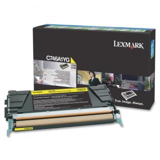 Lexmark žlutý (yellow) toner, C746A1YG Lexmark žlutý (yellow) toner, C746A1YG