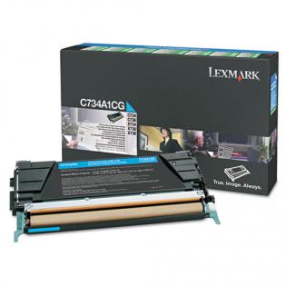 Lexmark azurový (cyan) toner, C748H1CG