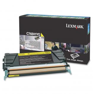Lexmark žlutý (yellow) toner, C748H1YG Lexmark žlutý (yellow) toner, C748H1YG
