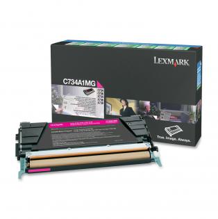Lexmark purpurový (magenta) toner, C734A1MG Lexmark purpurový (magenta) toner, C734A1MG