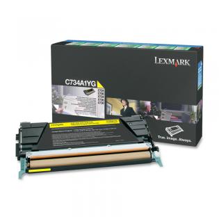 Lexmark žlutý (yellow) toner, C734A1YG Lexmark žlutý (yellow) toner, C734A1YG