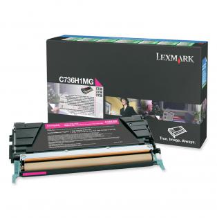 Lexmark purp. (magenta) toner, C736H1MG