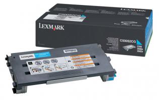Lexmark azurový (cyan) toner, C500S2CG Lexmark azurový (cyan) toner, C500S2CG