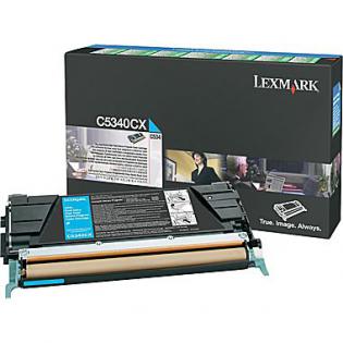 Lexmark azurový (cyan) toner, C5340CX