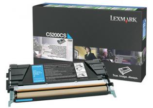 Lexmark azurový (cyan) toner, C5200CS Lexmark azurový (cyan) toner, C5200CS