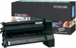 Lexmark purpurový (magenta) toner, C780A1MG