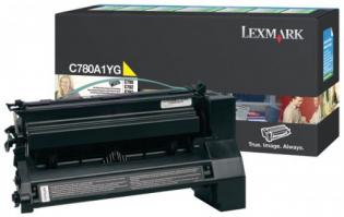 Lexmark žlutý (yellow) toner, C780A1YG