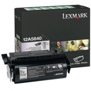 Lexmark černý (black) toner, 12A5840 Lexmark černý (black) toner, 12A5840