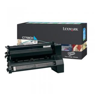 Lexmark azurový (cyan) toner, C7700CH Lexmark azurový (cyan) toner, C7700CH