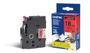 Brother páska černá na červené, 18mm/8m, TZ-441