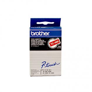 Brother páska bíla na červené, 9mm/7,7m, TC-495