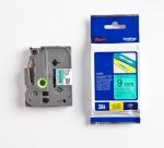 Brother páska černá na zelené, 9mm/8m, TZ-721 Brother páska černá na zelené, 9mm/8m, TZ-721