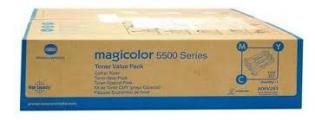 Minolta sada (CMY) toner, MC5550H-CMY, A06VJ53 Minolta sada (CMY) toner, MC5550H-CMY, A06VJ53