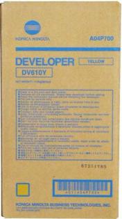 Minolta žlutý (yellow) developer, DV610Y, A04P-700