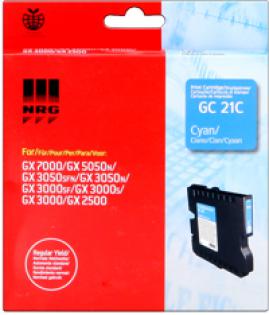 Ricoh azurový (cyan) inkoust, GC-21LC, 405533
