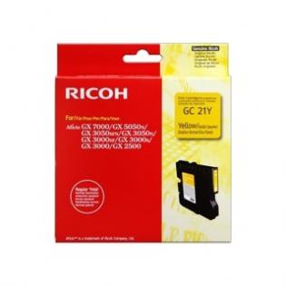 Ricoh žlutý (yellow) inkoust, GC-21LY, 405535