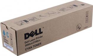 Dell azurový (cyan) toner, 0T6412, 593-10064 Dell azurový (cyan) toner, 0T6412, 593-10064