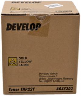 Develop žlutý (yellow) toner, DTNP-22Y, A0X52D2 Develop žlutý (yellow) toner, DTNP-22Y, A0X52D2