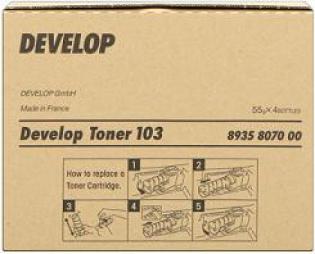 Develop černý (black) toner, DT 103, 8935807000 Develop černý (black) toner, DT 103, 8935807000