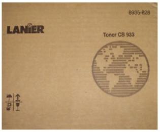 Lanier černý (black) toner, CB 933 Lanier černý (black) toner, CB 933