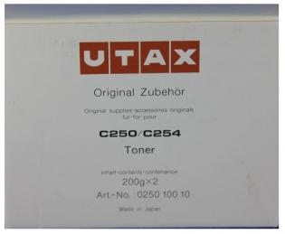 Utax černý (black) toner, C-250, 25010010 Utax černý (black) toner, C-250, 25010010