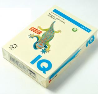 IQ COLOR pastelová vanilková A3, 80 gsm