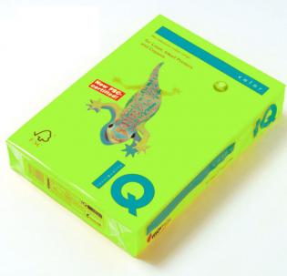 IQ COLOR neonová zelená A4, 80 gsm, 500 listů IQ COLOR neonová zelená A4, 80 gsm, 500 listů