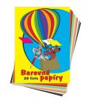 Barevné papíry  - nelepicí / 20 listů