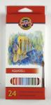 Aquarelové pastelky Mondeluz  - 24 barev
