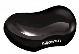 Podložka pod zápěstí Fellowes CRYSTAL gelová černá Podložka pod zápěstí Fellowes CRYSTAL gelová černá