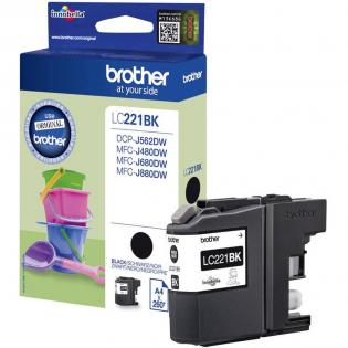 Brother černý (black) inkoust, LC221BK Brother černý (black) inkoust, LC221BK