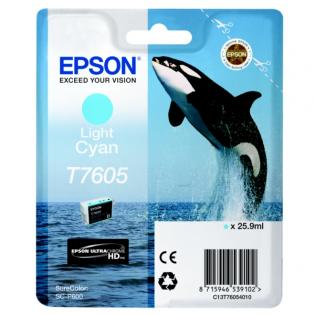 Epson světle azurový (light cyan) inkoust, T760540 Epson světle azurový (light cyan) inkoust, T760540