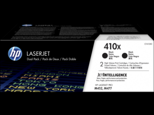 HP černý (black) toner, CF410XD, 410X 