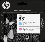 HP světle azurová/světle purpurová tisková hlava, CZ679A, No.831 