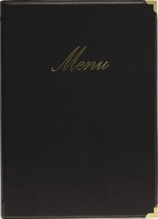 Jídelní lístek CLASSIC A4, černá